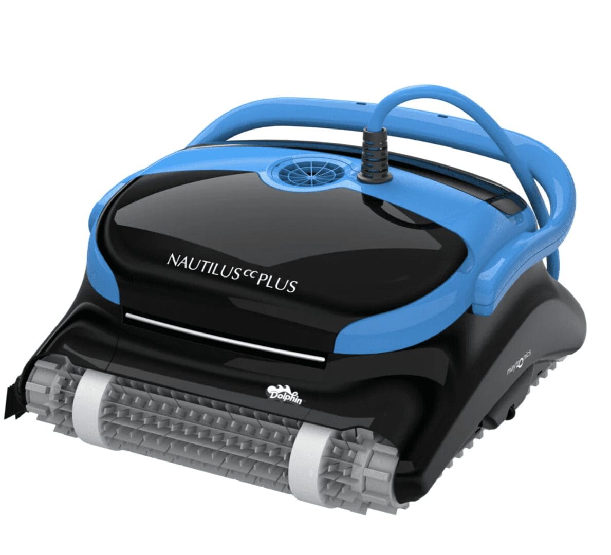 Dolphin Nautilus CC Plus robotic pool cleaner.